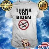 Thank you Biden student debt loans cancel shirt
