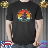 The Dot Day 2021 Make Your Mark See Where It Takes You Dot Pitbull Dog Vintage Sunset T-Shirt