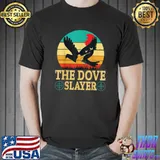 The Dove Slayer Hunting Trip Hunters Vintage Sunset T-Shirt
