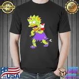 The Simpsons treehouse of horror lisa zombie head halloween trending shirt