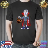 Trick And Treat A Vampire On Halloween T-Shirt