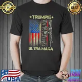 Trumpie Ultra Maga Trump 2024 American Flag Color T-Shirt