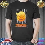 Trumpkin make halloween great again us trending classic shirt