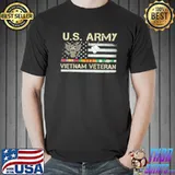 Us army Vietnam veteran usa flag veteran Vietnam veteran shirt