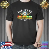 Vietnam Veteran T-Shirt US Vietnam Veteran USA Flag