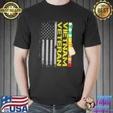 Vietnam veteran us flag gift Vietnam veteran shirt