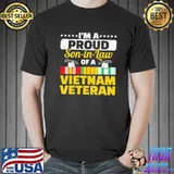 Vietnam veteran Vietnam veteran proud son in law of a Vietnam veteran shirt