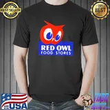 Vintage red owl groceries defunct grocery store classic shirt
