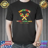 Vintage retro national hispanic heritage month shirt