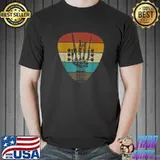 Vintage Retro Rock & Roll Skeleton Funny Guitar Music Lover T-Shirt