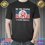 We The People Republican American Flag Vintage Ultra Maga Donald Trump T-Shirt