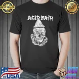 White art acid bath trending classic shirt