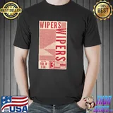 Wipers 1990s diy punk flyer trending classic shirt