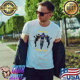 A bear and a lion walk into a barr Minnesota vikings shirt