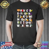 ABCs Learning Kindergarten Teacher Halloween Alphabet T-Shirt