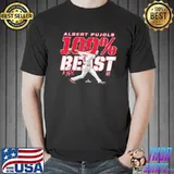 Albert pujols 100 percent beast albert pujols st louis mlbpa shirt
