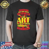Art teacher job profession gift art teacher christmas shirt