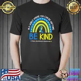 Be kind down syndrome awareness october teacher women kids breast awareness shirt