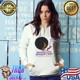 Because love shouldn't hurt domestic violence black woman s Hoodie