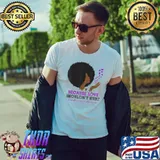 Because love shouldn't hurt domestic violence black woman shirt