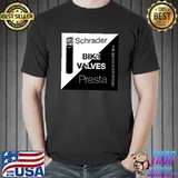 Bike Valves Presta Schrader Mechanic Reference T-Shirt