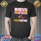 Bird of a feather Arizona Football proud fan feather gang shirt