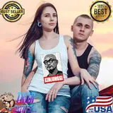 Black and white portrait kim jung gI rip s Tank Top