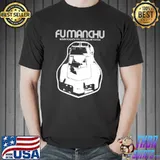 Black white road fu manchu shirt