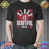 Blackpool combat club blood is beautiful aew dynamite new design shirt