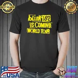 Blink182 band is coming world tour 2023 shirt