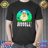 Booooks Ghost Boo Read Books Library Book Lover Vintage T-Shirt