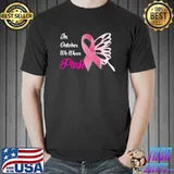 Breast Cancer Awareness Month In October We Wear Pink 2022 Butterfly T-Shirt