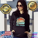 Bubba like a grandpa only cooler vintage dad fathers day trending s Hoodie