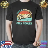 Bubba like a grandpa only cooler vintage dad fathers day trending shirt