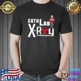 Cardiac catheterization laboratory cath lab rad tech shirt
