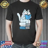 Cat Reading Book Lover T-Shirt
