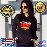 Chinese bf I love my chinese boyfriend cute hearts s Hoodie