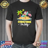 Christmas in july shirt