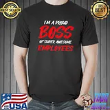 Cool boss day employee appreciation office shirt