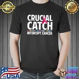 Crucial Catch Intercept Cancer Color Ribbon Pink T-Shirt
