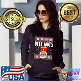 Deez nuts nutcracker funny ugly christmas meme gift s Hoodie