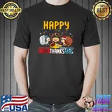 Fall Autumn Christmas Hedgehog Halloween Happy Thanksgiving T-Shirt