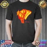 Fire veintumuia aesthetic design face art shirt
