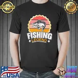 Fishing legend time to catch some fish shirt