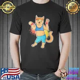 Fitness cat shirt