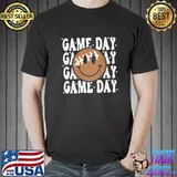 Funny game day vibes Football shirt
