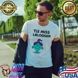 Girl blogger little miss shirt