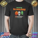 Glow in the dark halloween mask shirt