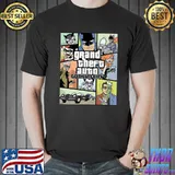 Gotham city batman harley quinn design inspired by grand theft auto shirt