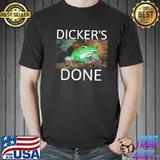 Green frog dicker's done tallah shirt
